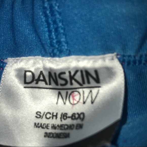 Danskin Athletic Shorts with inner blue pant 6-6x - Picture 4 of 6